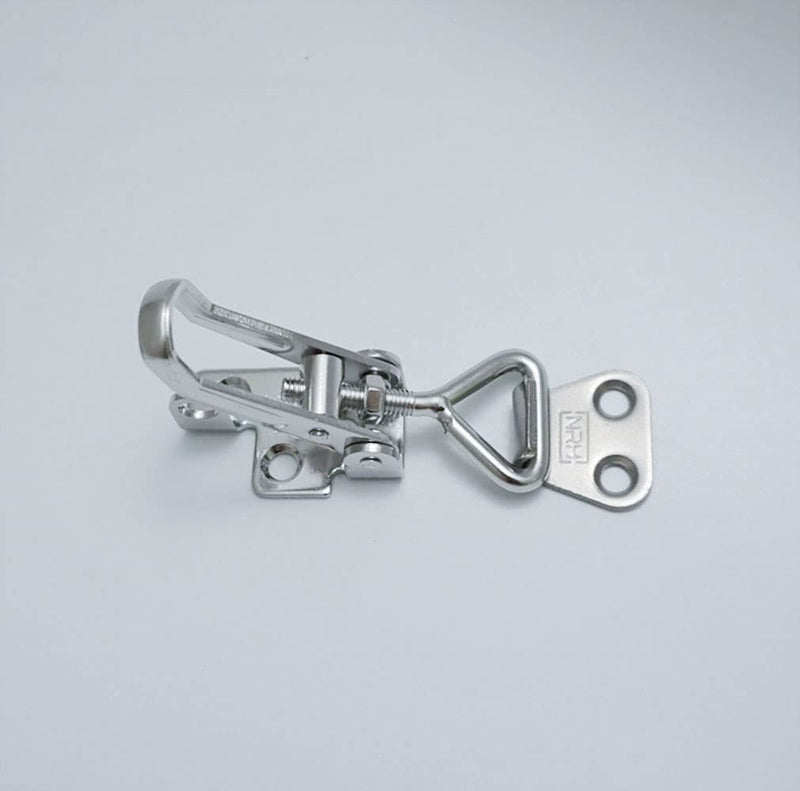 [Australia - AusPower] - Pair Stainless Steel Toggle Clamp Latch Anti-Rattle Toggle Latch Fastener Clamp Locker Hatch for Boat Cabinet Boxes with Keyhole 