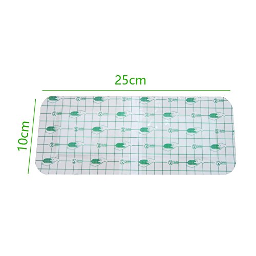 [Australia - AusPower] - zinnor Adhesive Wound Dressing，Waterproof Bath Posts, Self-Paste Transparent Fixer Plaster Stretch Fixation Tape (10Pcs Wound Dressing 3.9 x 9.8''(10 cm x 25 cm)) 3.9x9.8 Inch (Pack of 10) 