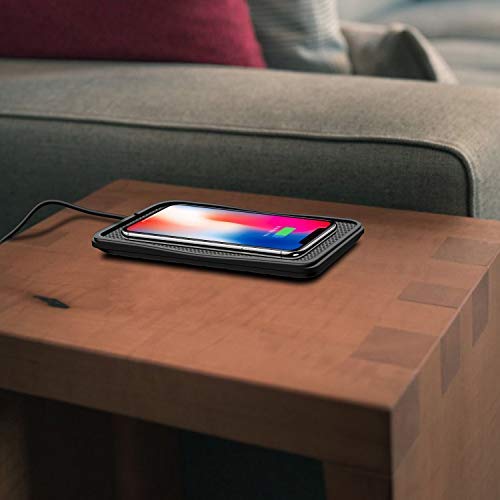 [Australia - AusPower] - Wireless Charger，POLMXS Car Wireless Charging pad 10W Fast Wireless car Charger qi Phone Charger pad for car Wireless Phone Charger for Andriod Cell Phone Charging mat Galaxy Note10/S21/S10/S9(C3) 