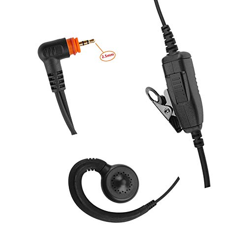 [Australia - AusPower] - SL300 Single Wire Headset C-Style Swivel Ear-Hook Earpiece Compatible with Motorola 2 Way Radio SL4000 SL7550 SL8550e SL1K SL1M - JEUYOEDE 