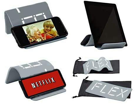 [Australia - AusPower] - iFLEX Adjustable Cell Phone Stand and Tablet Stand for Work and Home – Flexible Phone Holder Dark Navy Blue 