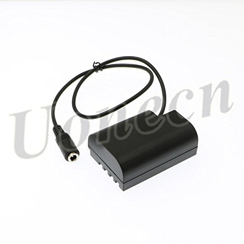 [Australia - AusPower] - Dummy Battery DMW-DCC12 DC Coupler to Dtap plug power Cable for Panasonic DMC-GH5 GH4 GH3 Straight Cable 