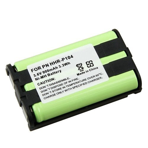 [Australia - AusPower] - Battery For Cordless Phone Compatible with KX-TG5452M Cordless Phone Battery Ni-MH, 3.6 Volt, 850 mAh - Ultra Hi-Capacity - Replacement for HHR-P104 Rechargeable Battery 
