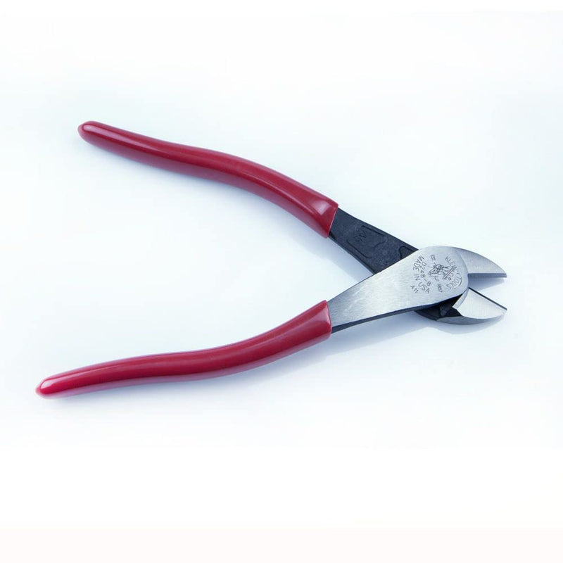 [Australia - AusPower] - Klein Tools D248-8 Pliers, Diagonal Cutting Multi-Purpose Pliers with Angled Head, High-Leverage Design, and Short Jaw, 8-Inch 