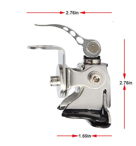 [Australia - AusPower] - HYS Car Antenna Mount Stainless Steel Car Clip Mount Trunk Lid Hatchback Mount Bracket Adjustable Angle HYS TC-7 for Mobile Vehicle Car Ham Radio Antenna Vehicle Antenna Clip TC-7 Bracket 
