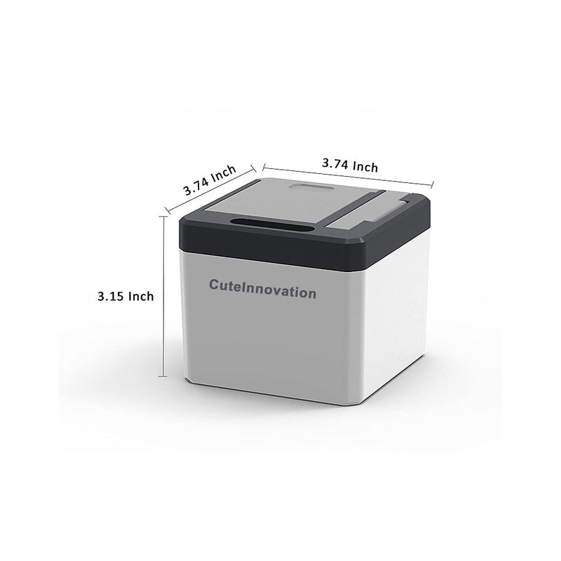 [Australia - AusPower] - Innovation Automatic Auto Toothpick Dispenser, Smart Toothpick Holder Box, Infrared Sensor Toothpick Box for Home Restaurant Office (White) White 