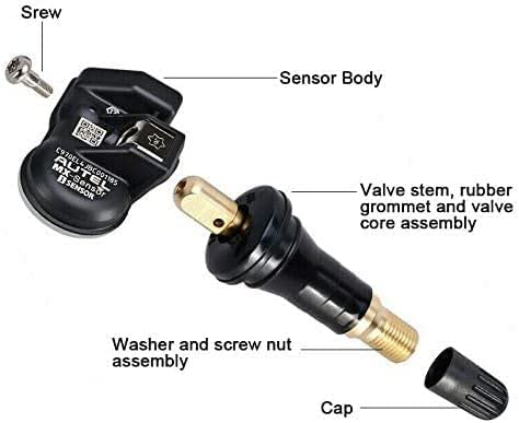 [Australia - AusPower] - Autel 6937357203263 Dual Frequency 315mhz and 433mhz Rubber Stem MX Sensor Quantity 1 (1-Sensor R) 0 