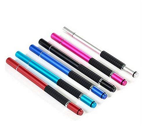 [Australia - AusPower] - ZLMC 2 in 1 Stylus Pen, Fine Point Replaceable Disc Tip Compatible iPad Air,iPhone, Samsung Galaxy, Tablet Nextbook Laptop and Other Touch Screen Devices(Gold) [2 Pack] … 