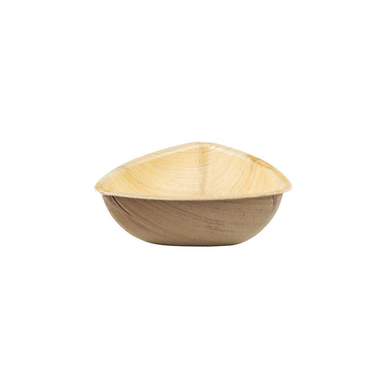 [Australia - AusPower] - BIOZOYG Palm Leaf Plates Tableware|25 Pieces Palm Plates|Biodegradable and Compostable Serving Bowls for Weddings, Parties, and Catering|Eco-Friendly & Compostable Dinnerware|5" Crystal Bowl 5" Crystal Bowl 