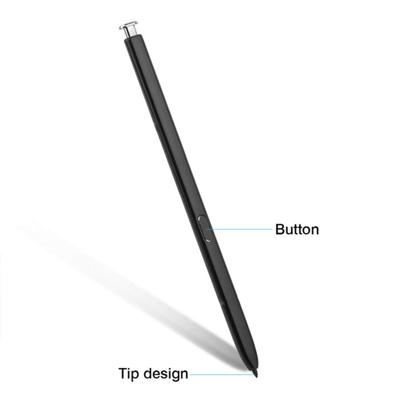 [Australia - AusPower] - for Galaxy Note 10 Pen,Galaxy Note 10 Stylus Replacement Black,S Pen Replacement Stylus Touch Pen， for Galaxy Note 10 / Note 10 5G (Without Bluetooth) + with Tips/Nibs +Type C Charger 