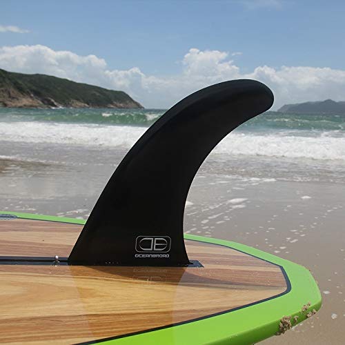 [Australia - AusPower] - OCEANBROAD 8'' 9'' 10'' Surf SUP Fin No-Tool Fin Screw Single Center Fin 8 9 10 Inch for Surfboard Longboard Paddleboard 