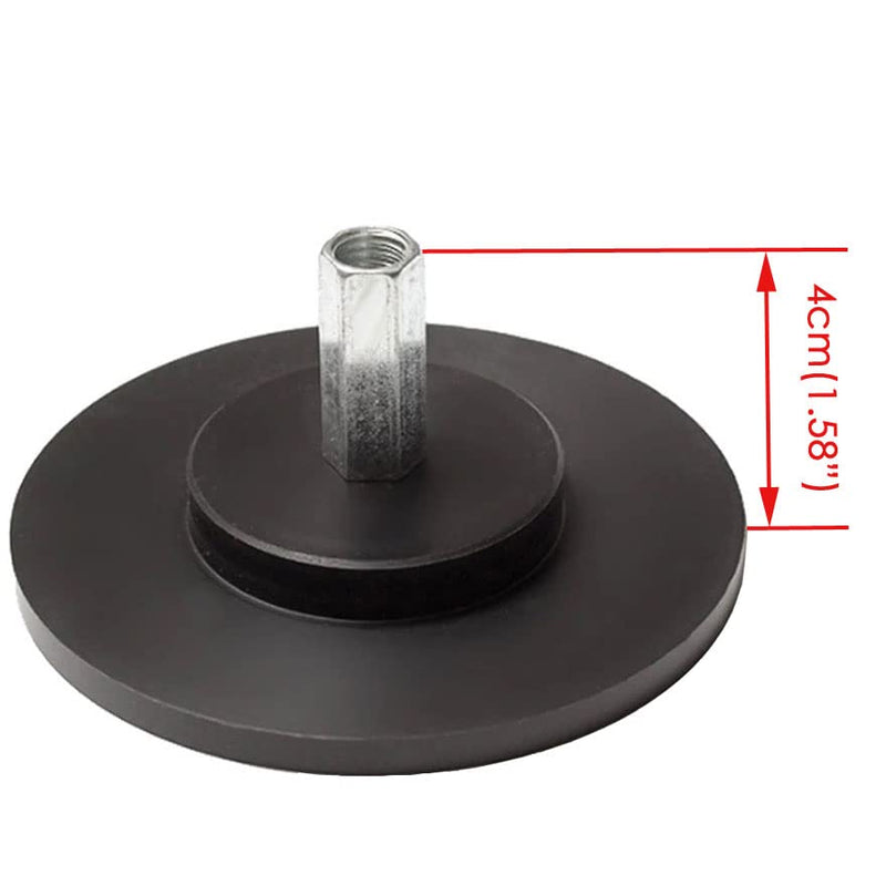 [Australia - AusPower] - M8 Screw, 3.75 inch Diameter, DIY End Connectors Suction Cup Adapter for Reciprocating Linear Actuator 