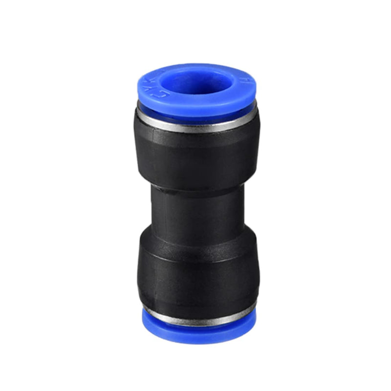 [Australia - AusPower] - uxcell Plastic Straight Union Push to Connect Tube Fitting 14mm OD Push Fit Lock Blue 10pcs 