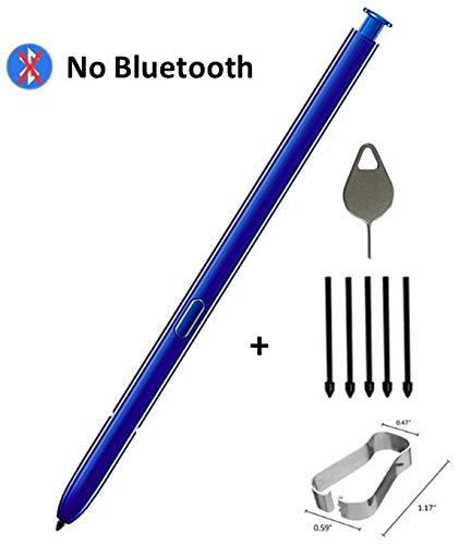 [Australia - AusPower] - Galaxy Note 10 Pen Replacement (Without Bluetooth) Stylus Touch S Pen for Galaxy Note 10 Note10 Plus Note 10+ 5G Stylus Touch S Pen Without Bluetooth +Tips/Nibs+Eject Pin (Blue) Blue 