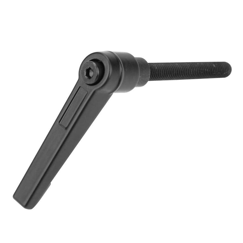 [Australia - AusPower] - Hilitand 4PCS Clamping Lever Handle,M8 Stainless Steel Male Thread Adjustable Handle Machine Knobs,Black (60MM) 60MM 