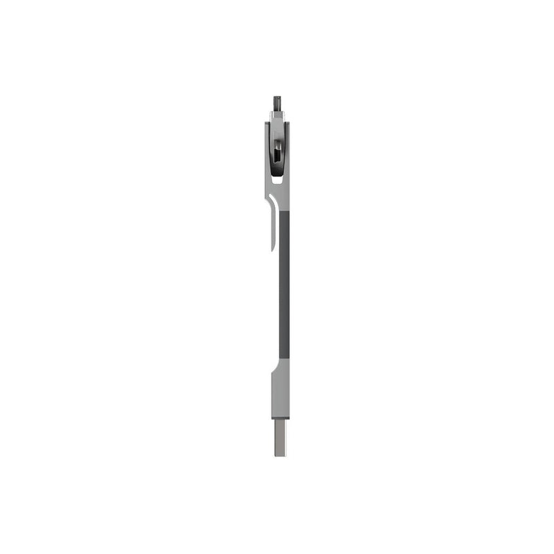 [Australia - AusPower] - AViiQ Quick Change 3 in 1 USB 2.0 Short Cable with Clip (Apple 30pin, Micro, Mini) Apple 30 pin/micro/mini 