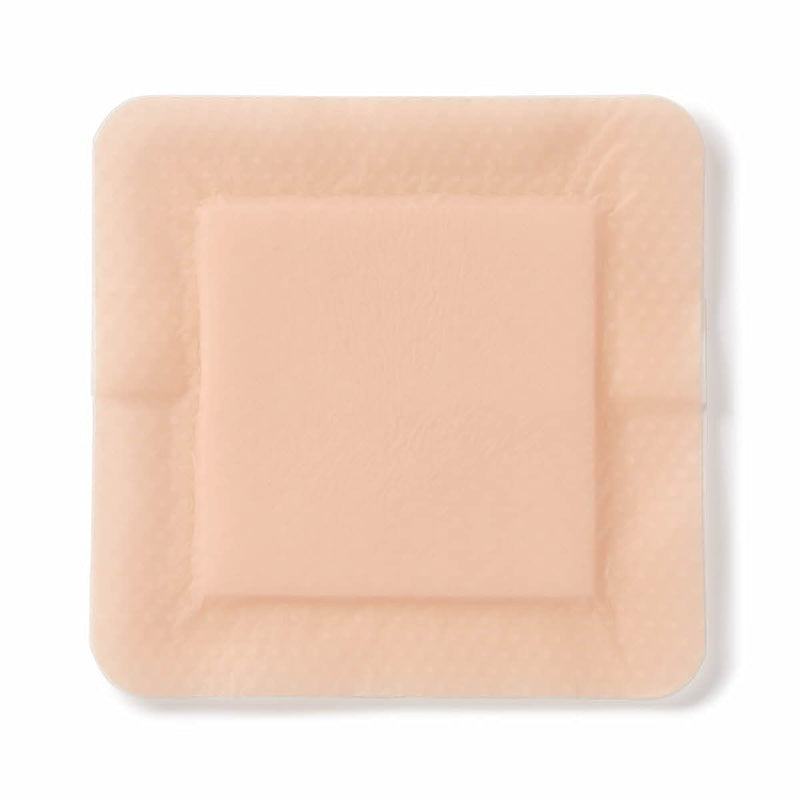 [Australia - AusPower] - Medline Optifoam Gentle EX Bordered Foam Adhesive Dressing, 4" x 4" Square (10 Count) 4" X 4" Box 