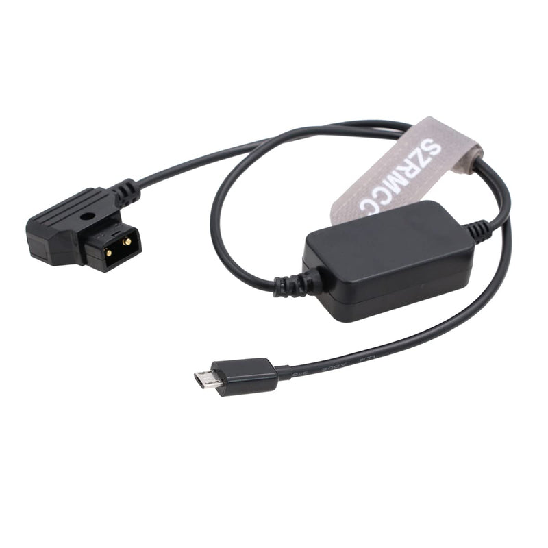 [Australia - AusPower] - SZRMCC Nucleus Nano Follow Focus Motor or Handwheel Straight Micro USB 5V Regulated to D-Tap Power Cable for Tilta 