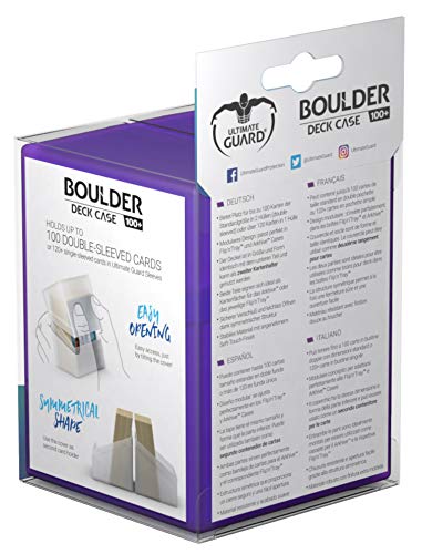 [Australia - AusPower] - Ultimate Guard Boulder 100+ Deck Case Amathyst Large 