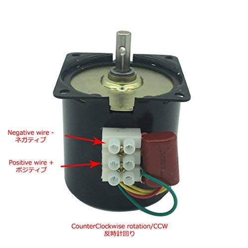 [Australia - AusPower] - Bringsmart 60ktyz 20rpm Ac Motor Low Noise Gearbox Electric Motor Barbecue High Torque Low Speed 110V Synchronous AC Reduction Motor (110V 20rpm) 110V 20rpm 