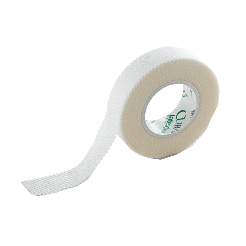 [Australia - AusPower] - CURAD Cloth Silk Adhesive Medical Tape, 1/2 Inch x 10 Yard Roll, Box of 24 