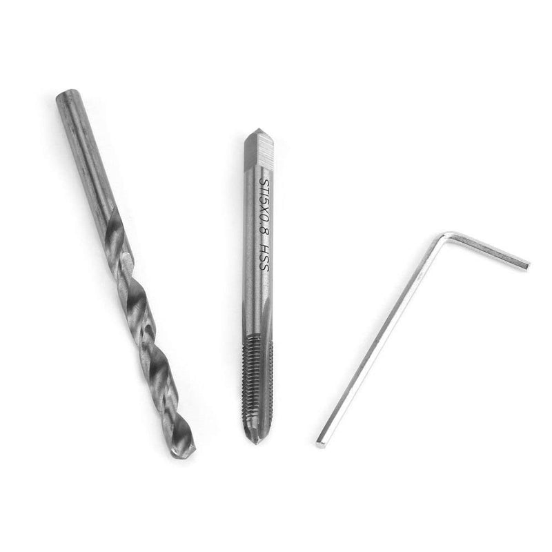 [Australia - AusPower] - XT AUTO 30pcs Stainless Steel M5 x 0.8mm Thread Repair Insert Kit Compatible Hand Tool Set for Auto Repairing 