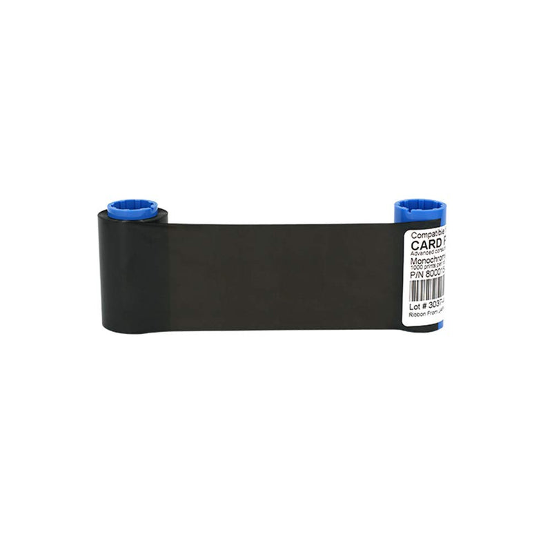 [Australia - AusPower] - 800015-101 Black Monochrome Ribbon for Zebra P330i P420i P430i Card Printers, 1000 Prints 