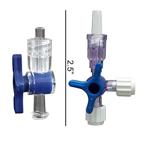 [Australia - AusPower] - Zocakee Luer Stopcocks 3-Way,Luer Connections,Sterile Individual Package,10Pcs 