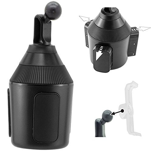 [Australia - AusPower] - AccessoryBasics Low Profile Drinks Cup Holder Mount for Garmin Nuvi Drive DriveSmart 42 52 52LM 54 54LM 55 55LM 55LMT 56 57 57LM 58 58LM 60 61 2577LT 2597LM 2597LMT 2558LMTHD 2598LMTHD GPS 