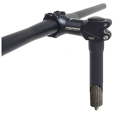 [Australia - AusPower] - UPANBIKE Road Mountain Bike Bicycle Stem Riser Adapter 1 1/8" φ22.2mm 25.4mm*150mm Black 22.2mm 