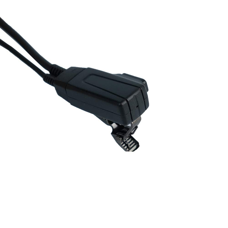 [Australia - AusPower] - Motorola Xpr 6550 Earpiece,Klykon D Shape Surveillance Ear Piece Headset with Ptt Mic for Motorola 2 Way Radio Walkie Talkie XPR7550 XPR6350 XPR7350 7550e 7580e 