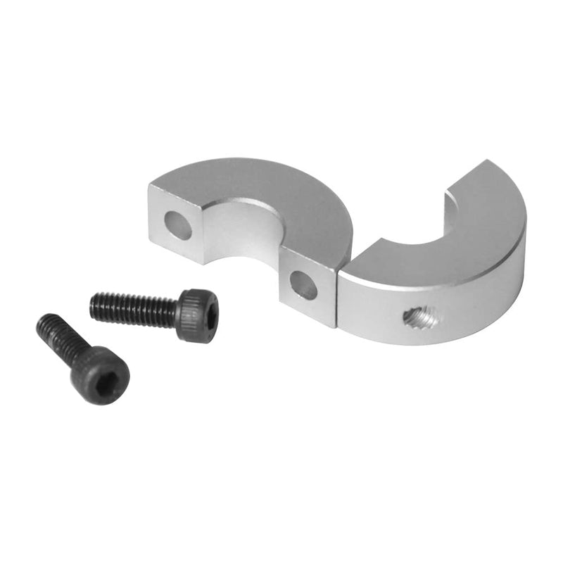[Australia - AusPower] - Sinoblu Double Split Shaft Collar Clamping Style with M4 Set Screw, 8mm Bore Size, 25mm OD, 8mm Thickness (Pack of 4) 