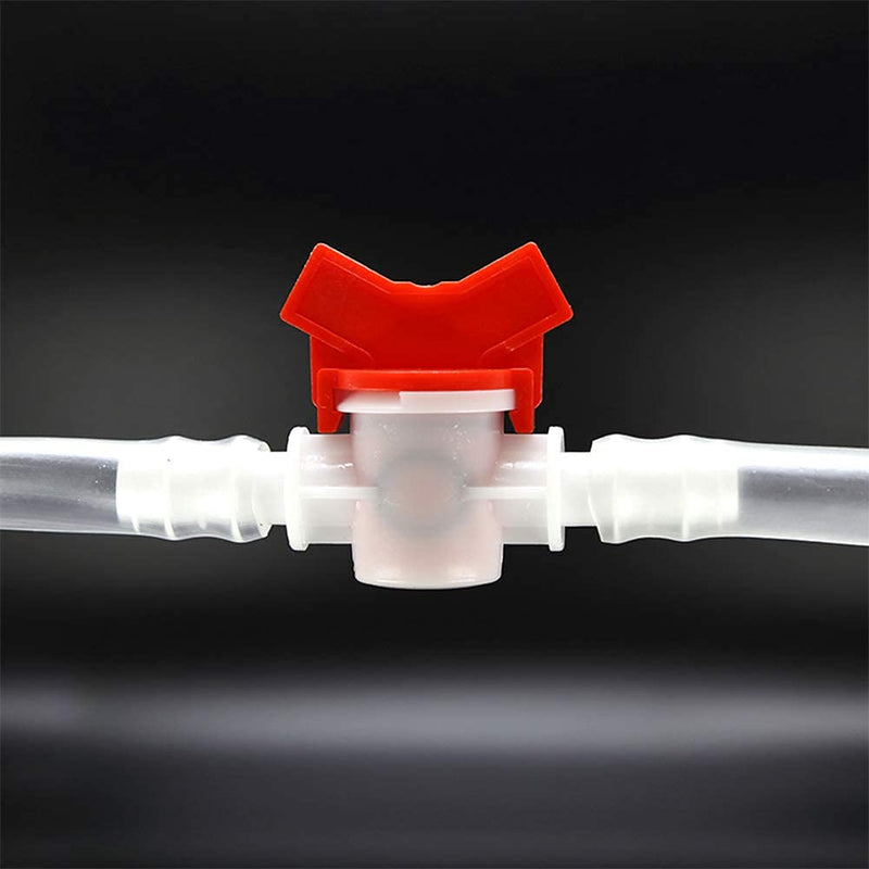 [Australia - AusPower] - Feelers Drip Irrigation Switch Valve,1" Barbed Hose ID Ball Valve for Drip Irrigation Hoses Agricultura Garden (Pack of 2) 1" Barb 2Pcs 