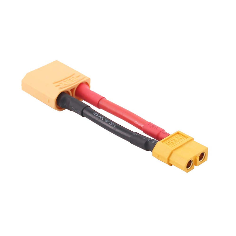 [Australia - AusPower] - OliRC 3pcs XT90 Male to XT60 Female RC Connector Converter Adapter with 12awg 5cm Wire(C86-3) 