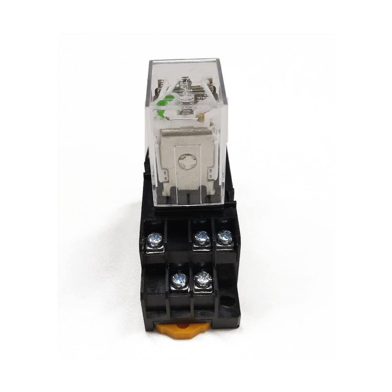 [Australia - AusPower] - ATO DC 24V Coil 11-Pin Electromagnetic Power Relay 3PDT 3NO 3NC MY3NJ HH53P with Plug-in Terminal Socket Base 
