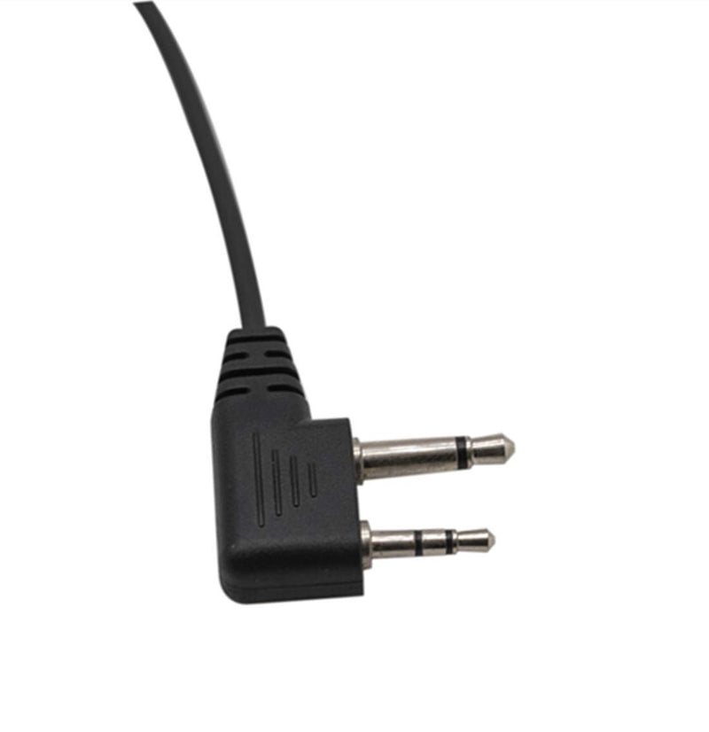 [Australia - AusPower] - Compatible for Midland Walkie Talkie,Two Way Radios Acoustic Tube Security Surveillance Earpiece with Mic - LeiMaxTe 