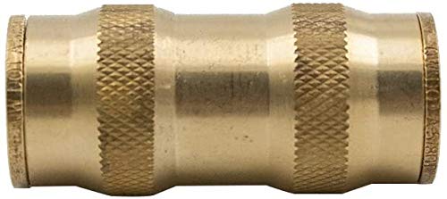 [Australia - AusPower] - Legines DOT Brass Push in Fitting Air Brake Union 1/2" Tube OD (Pack of 2) 