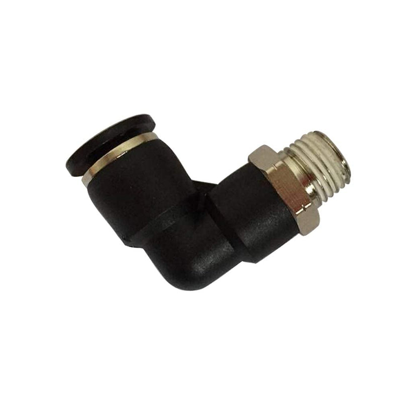 [Australia - AusPower] - Metalwork Push to Connect Pneumatic Tube Fitting 90 Degree Male Elbow 3/8" OD x 1/4" NPT Thread (Pack of 5) 3/8" OD x 1/4" NPT Male Pack of 5 