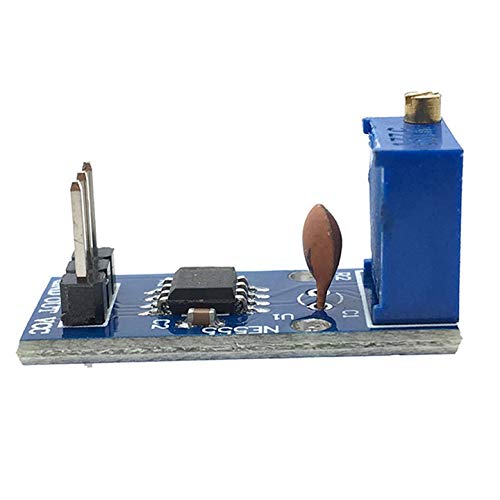 [Australia - AusPower] - DAOKI 5 Pack NE555 Pulse Generator Adjustable Frequency Single Channel Output Module for Arduino Smart Car with Dupont Cable 