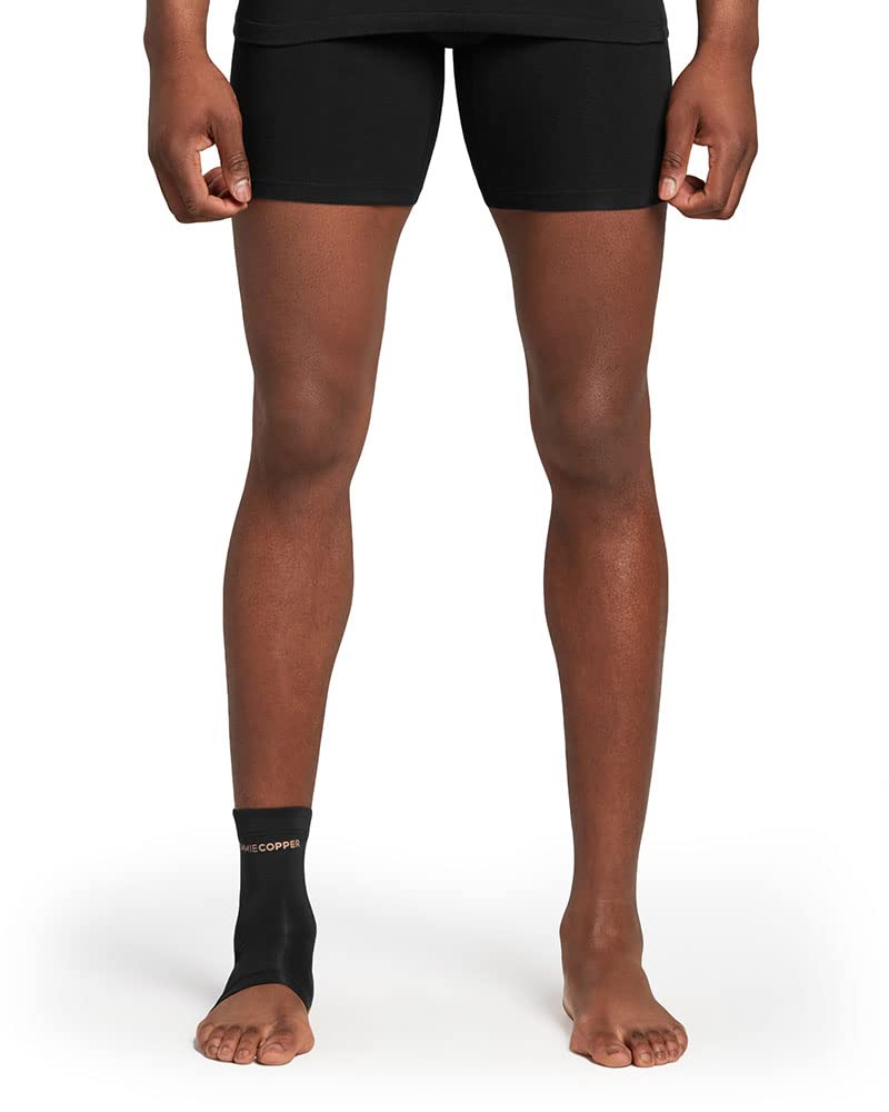 [Australia - AusPower] - Tommie Copper Unisex Core Compression Ankle Sleeve - Black, Small 