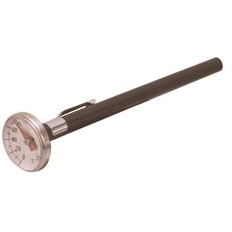[Australia - AusPower] - Supco ST02 Stainless Steel Pocket Dial Thermometer, 5" Stem, 1" Dial, 0 to 220 Degrees F 1 inches Diameter 