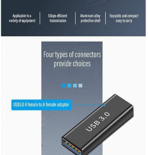 [Australia - AusPower] - Haoquoou (4 Pieces) USB 3.0 Adapter kit, Support Charging and Data Transfer, high Speed Extended Conversion Connector Connector 
