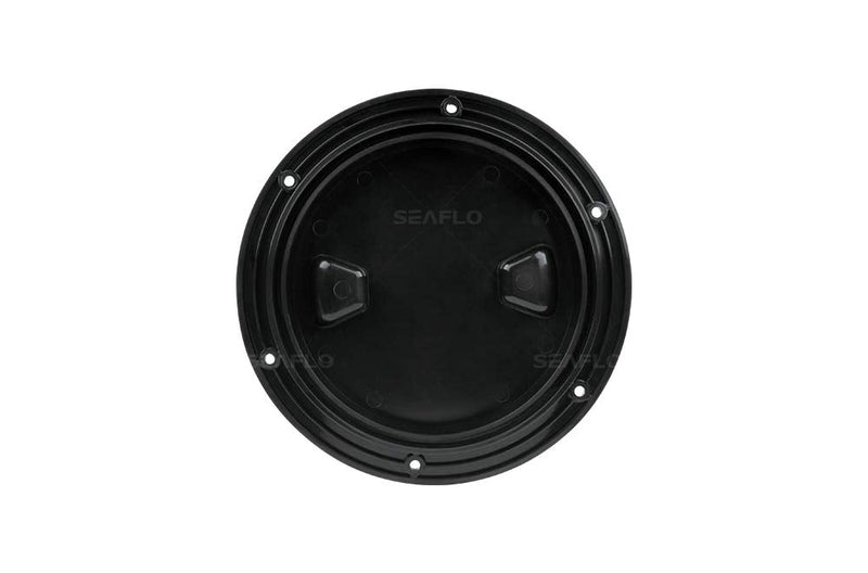 [Australia - AusPower] - SEAFLO 4" - 8" Black Circular Non Slip Inspection Hatch w/Detachable Cover 