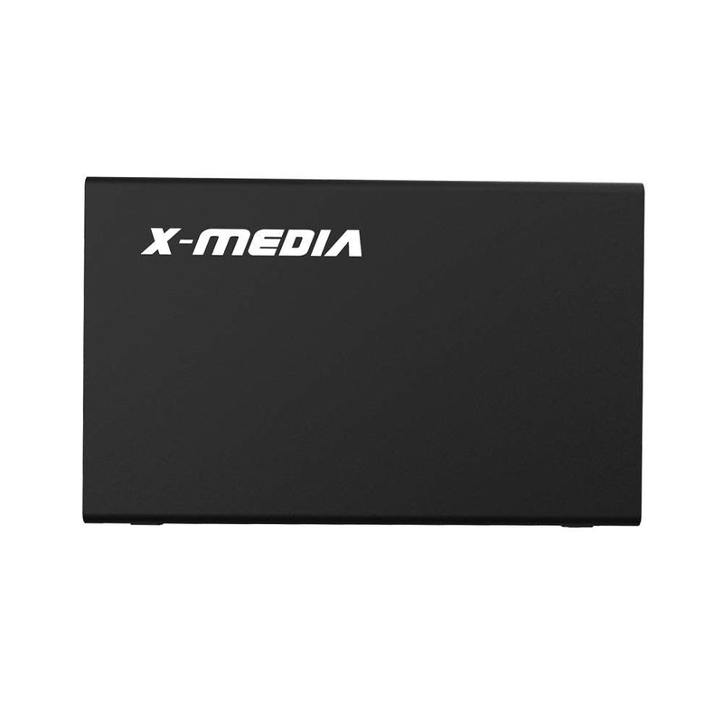 [Australia - AusPower] - X-MEDIA XM-EN3200 3.5-Inch USB 2.0 SATA Aluminum Hard Disk Drive HDD External Enclosure Case, Support 2.5/3.5-Inch SATA/SSD Hard Disk Drive 