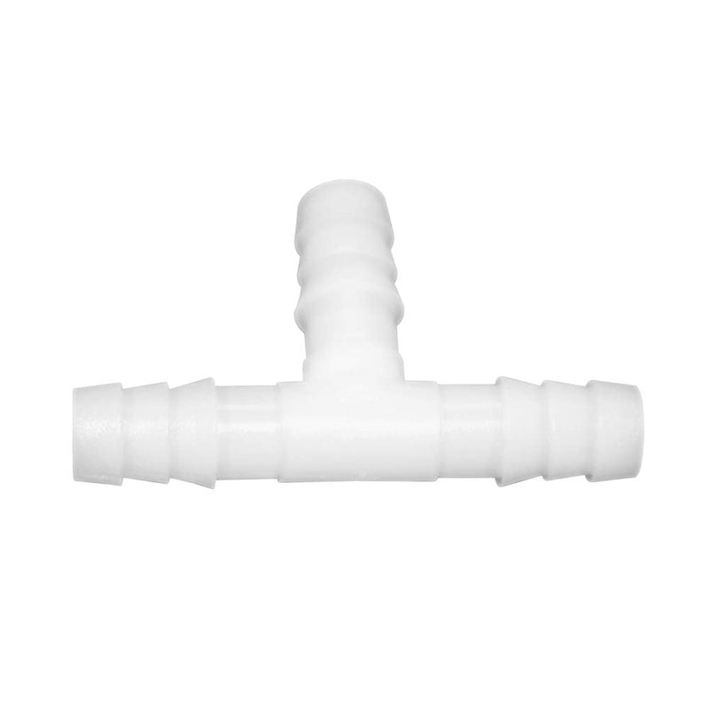 [Australia - AusPower] - JoyTube 1/4” Plastic Hose Barb Fittings, Equal Barbed Tee Pipe Connectors 3 Way Joint Splicer Mender Union Adapter for Boat Aquarium, Pack of 6 1/4"(6 PCS) 