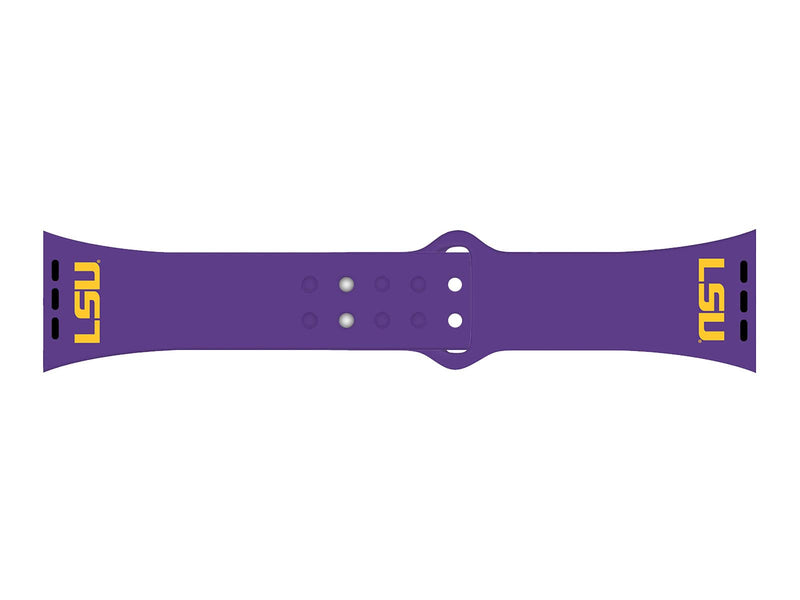 [Australia - AusPower] - AFFINITY BANDS LSU Tigers Silicone Watch Band Compatible with Apple Watch - 38/40/41mm (Purple) Purple 