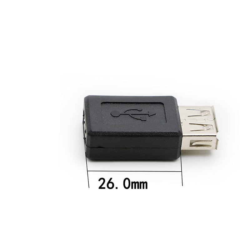 [Australia - AusPower] - 3 Pack USB 2.0 A Female to USB Micro Female Adapter Converter 