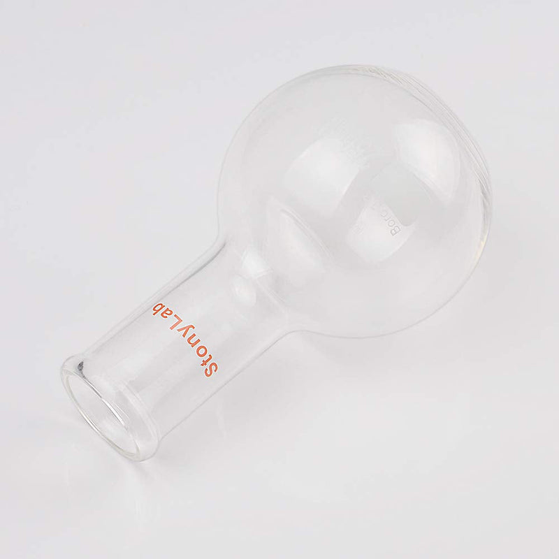 [Australia - AusPower] - StonyLab Glass 250ml Long Neck Flat Bottom Flask, Borosilicate Glass Heavy Wall Flat Bottom Boiling Flask with Long Neck, 250ml 250 ml 