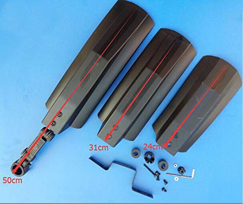 [Australia - AusPower] - 26 inch Bicycle Mudguard Front Back Rear Tire Mud Guards Kit Quick Release Bike Fenders Set for Road Mountain Bike Fat Tire Bike Outdoor Cycling 