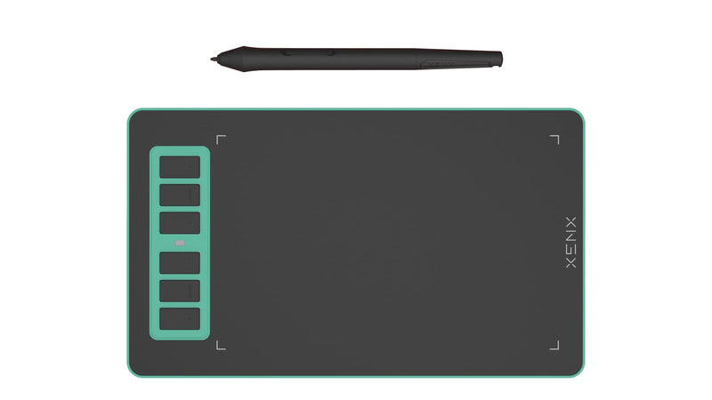 [Australia - AusPower] - XENX P1 MacOS and Android Supported Graphic Drawing Tablet P1-640 6x4 inch with 6 Shortcut Keys, 8192 Pressure Levels Battery-Free Pen for Digital Art, Design, E-Learning/Online Classes, OSU Gaming 